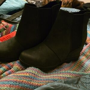 Sorel Black Ankle Boots